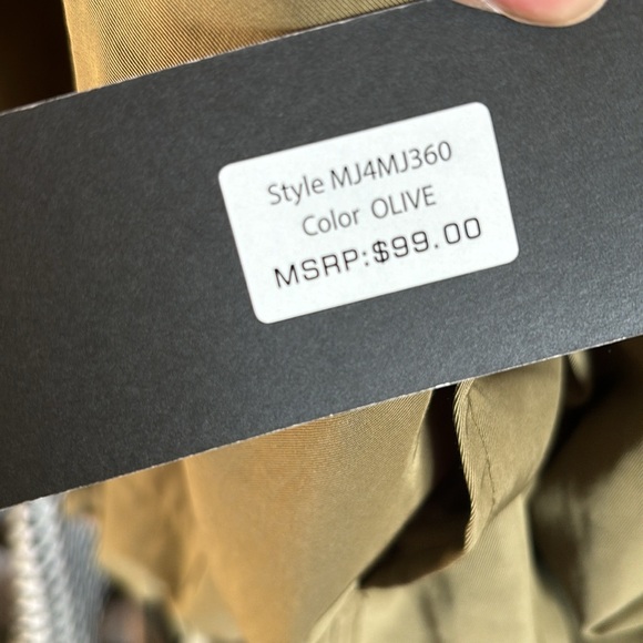 Marc New York olive cropped jacket NWT - Picture 9 of 9